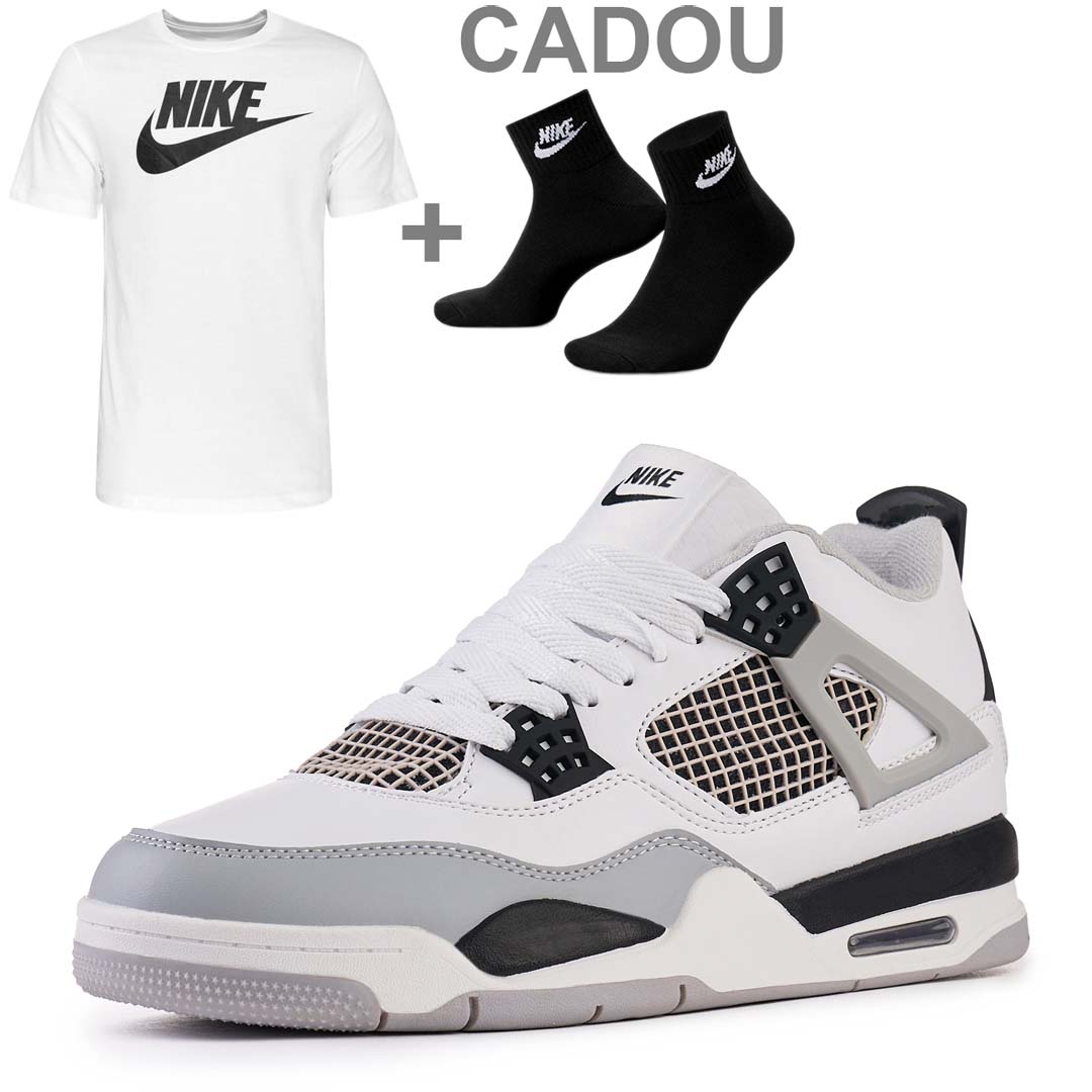 AJ Alb/Gri/Negru